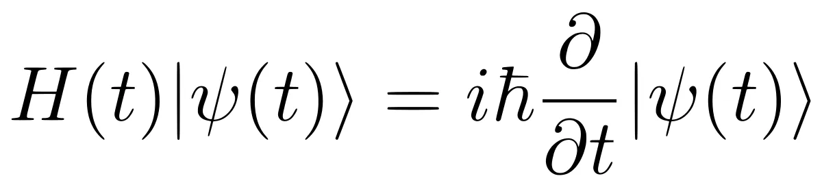 The Schrödinger Equation.